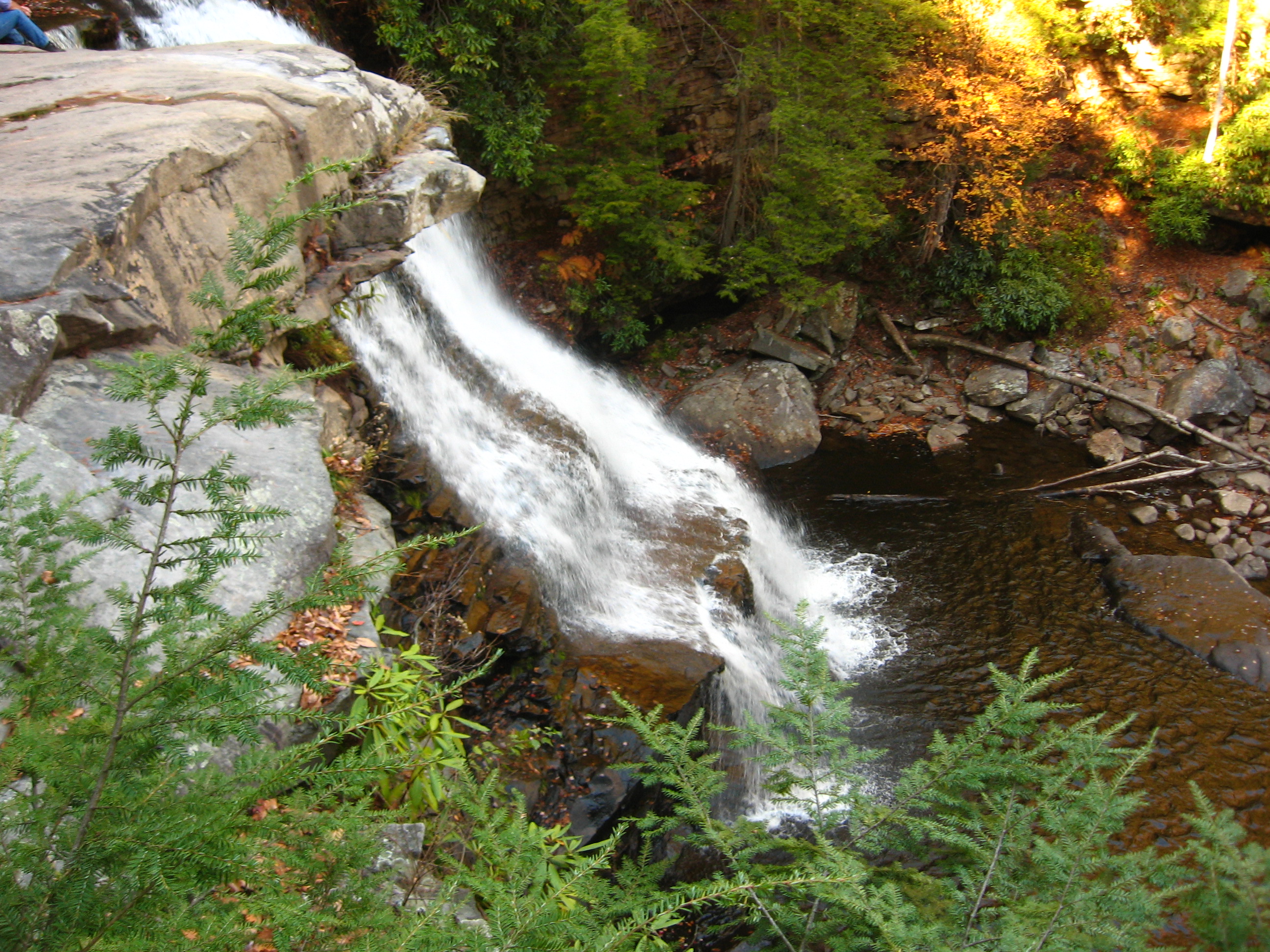an image of the Muddy Creek waterfall 