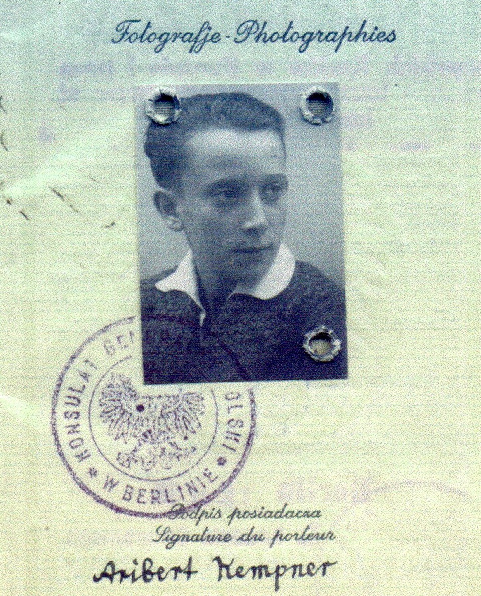 Aribert Kempner's Passport Picture