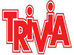 Trivia in red letters