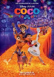 Coco movie poster featuring animated characters