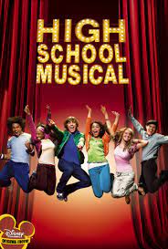 High School Musical movie poster featuring main characters