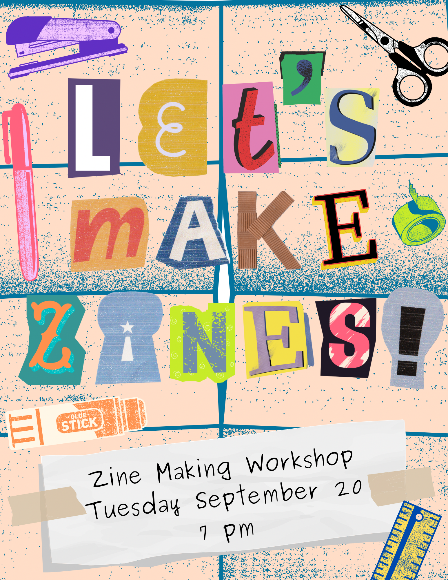 Zine Making Workshop info