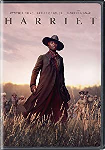 Harriet DVD cover with actor playing Harriet on the cover