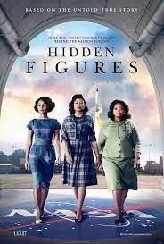 DVD Cover of Hidden Figures with the 3 stars walking