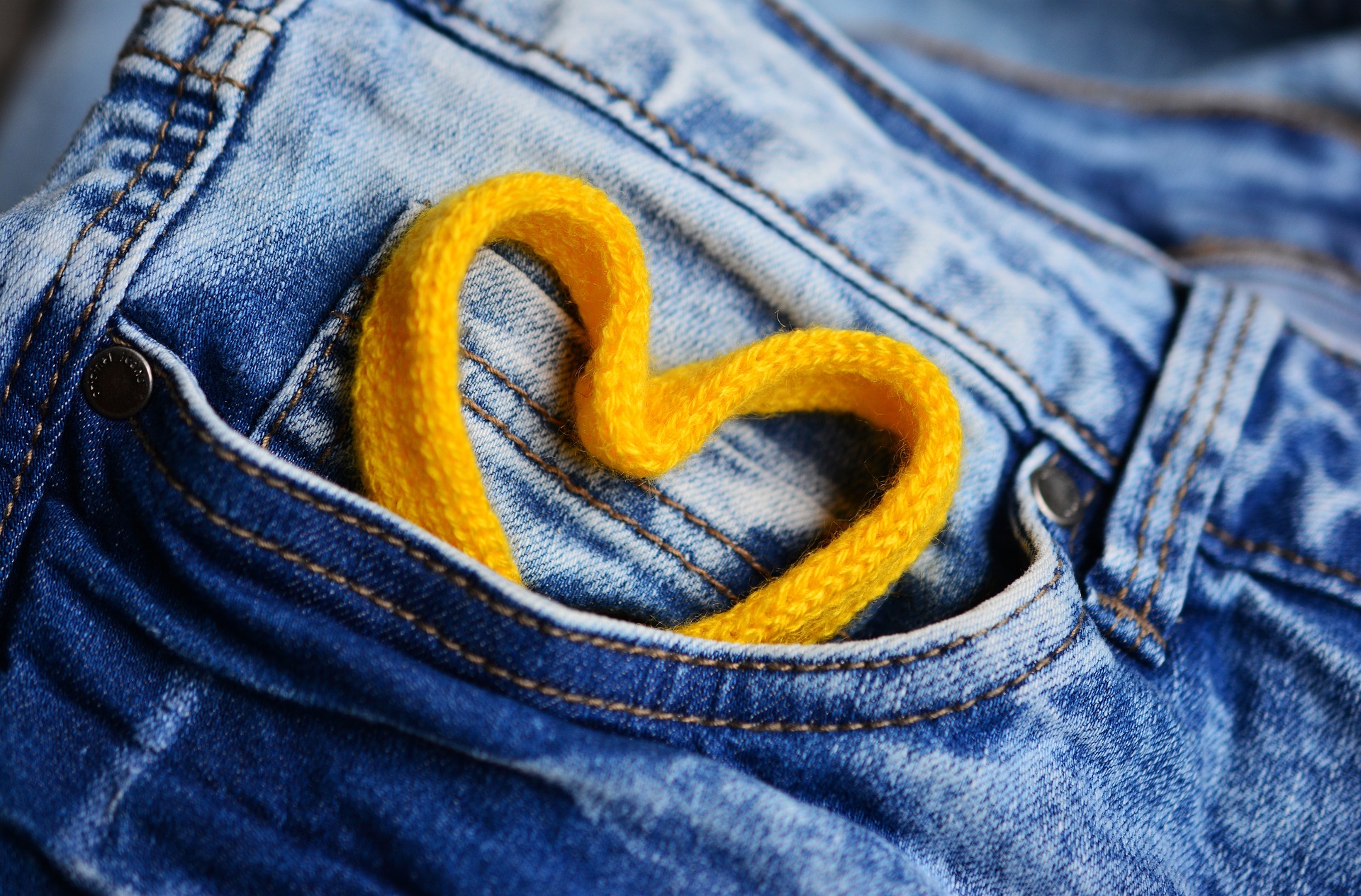 jeans with a heart