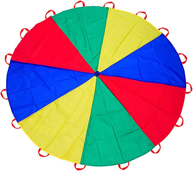 colorful play parachute