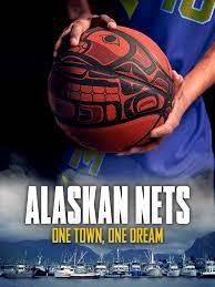 Alaskan Nets DVD cover, showing hands holding a basketball and the title