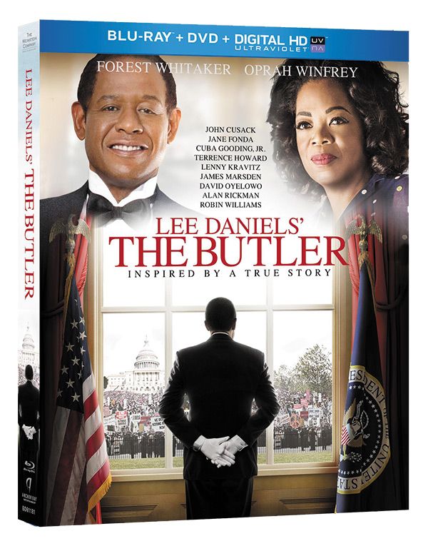 DVD cover of The Butler with Forest Whitaker and Oprah Winfrey
