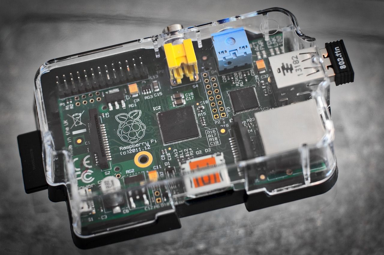 Picture of Raspberry Pi computer.