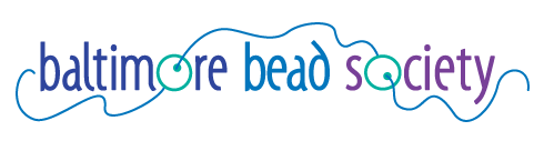 Baltimore Bead Society logo in shades of purple and blue