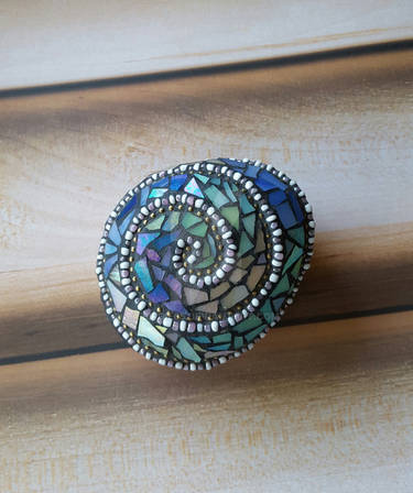 Rock painted with mandala design - Creative Commons Credit - Deviant Art