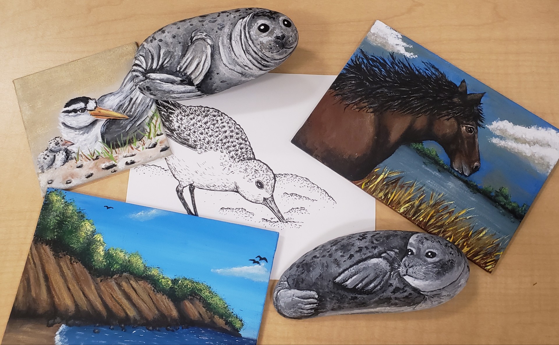 a selections of Chesapeake Bay inspired Art Projects