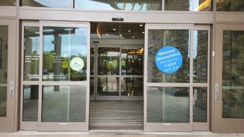 library doors