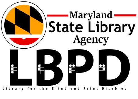Maryland State Library for the Blind and Print Disabled Logo