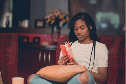 Girl reading 