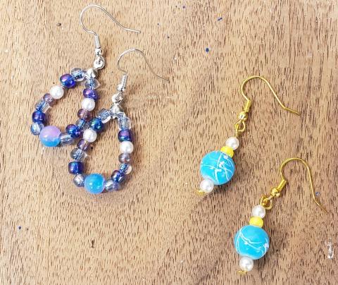 beaded dangles