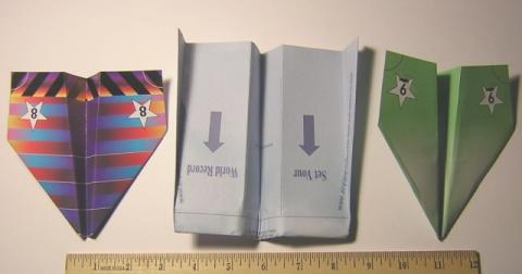 3 different paper airplane designs - Creative Commons