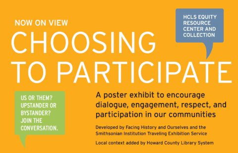 text that says Choosing to Participate a Poster Exhibit 