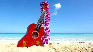 ukulele on the beach