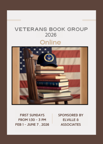 a bunch of books on a chair with the american flag in the background