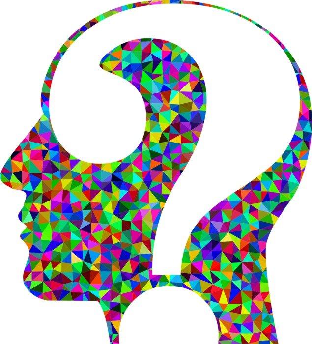 Prismatic Head and Question Mark https://pixy.org/4848435/