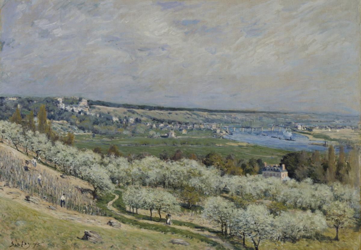 a panoramic view of french landscape