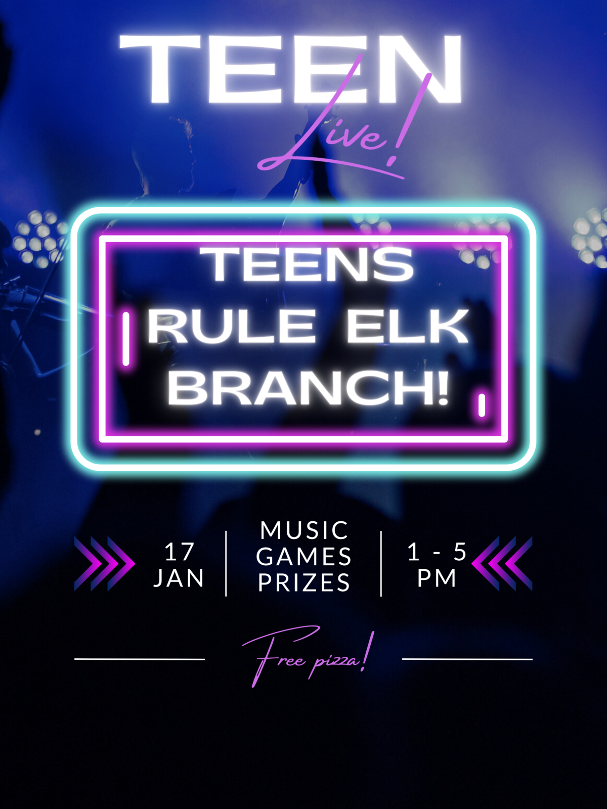 Teen Live sign