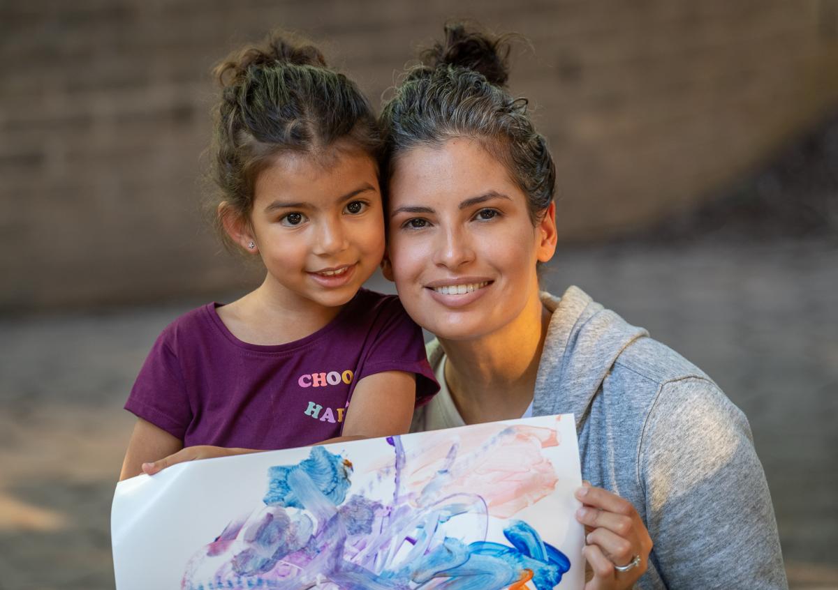 Painting on the Patio