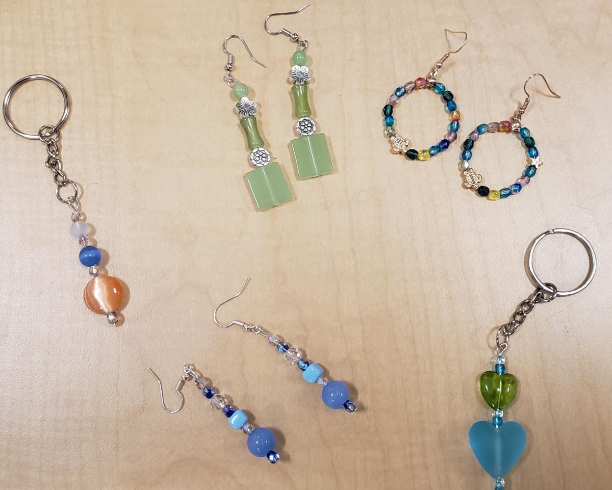 beaded dangles