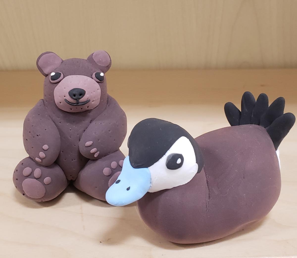 magic clay sculptures