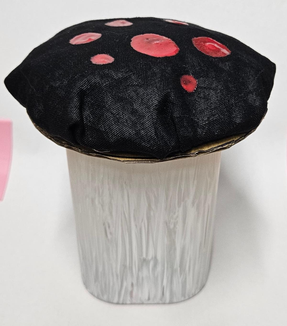 recycled craft of a mushroom container