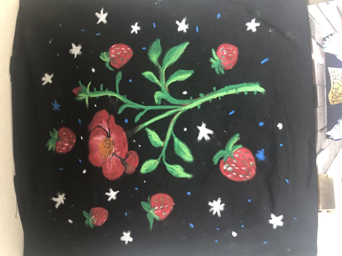 red roses on black background